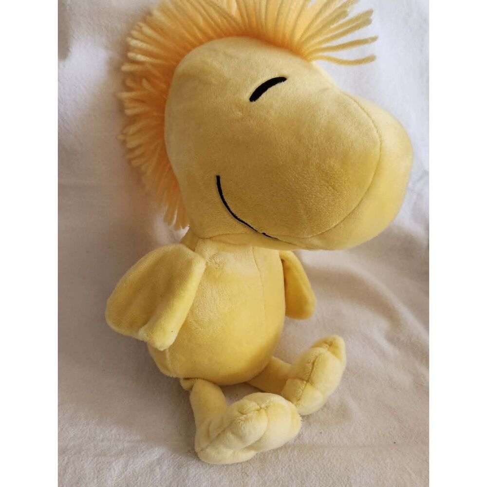 Kohl's Cares Peanuts Woodstock Plush Yellow Stuffed Animal Toy 13" EUC